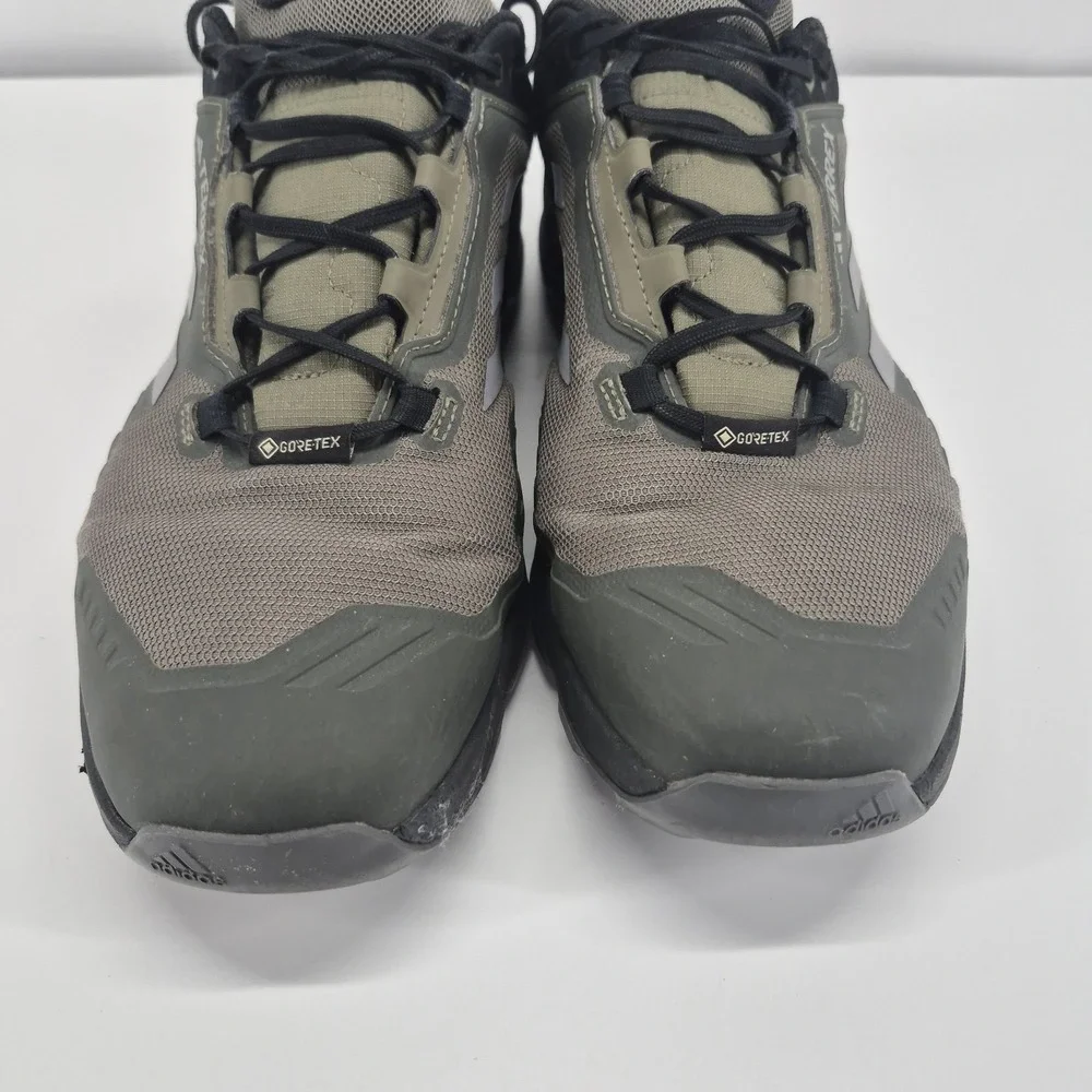 Adidas Terrex Swift R3 GTX Hiking Shoes Mens Size 13 Green Black Gore-Tex